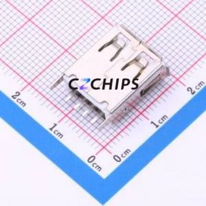 USB-U255ZH150-BJS USB Connector Through hole Component (THT) Connector Type-A USB 2.0 Female Through Hole - Product Image 2