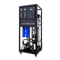 Système de filtration d'eau RO personnalisé DIEN Factory 250L/heure avec pompe et PLC, dessalement à 98%, certifié CE