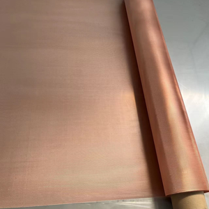 Jala <span class=keywords><strong>Titanium</strong></span> dilapisi Platinum, kinerja dapat diandalkan 99.9% jala mikro tembaga murni jala kawat tembaga - Product Image 3