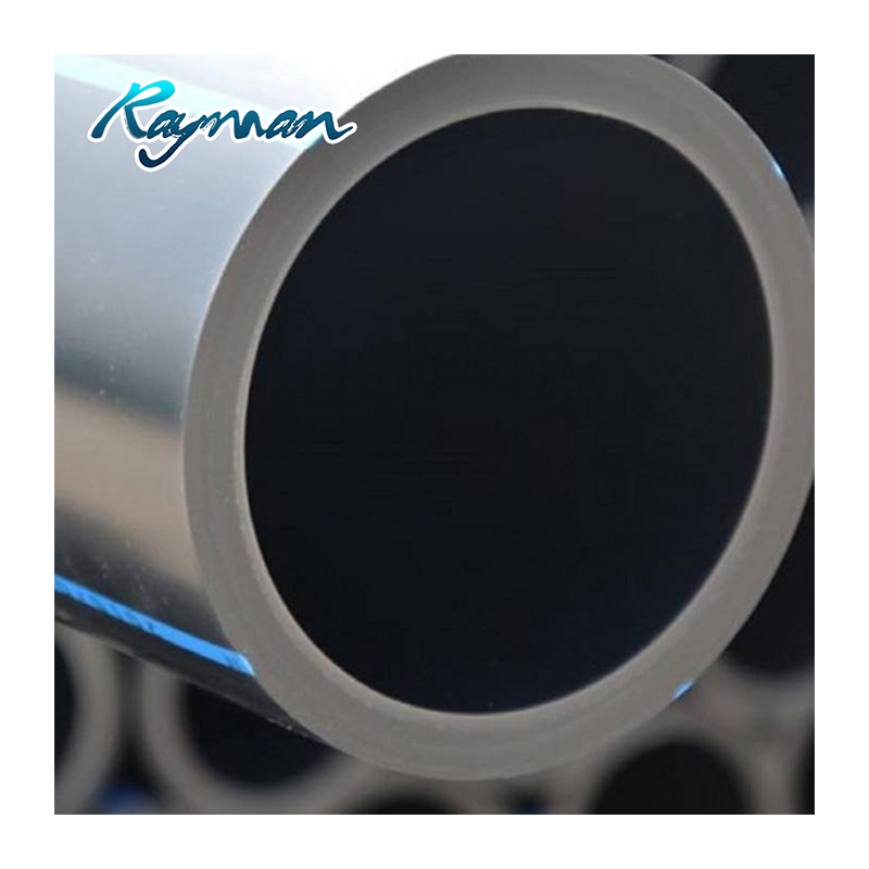 Durable PN10 PN12.5 PN16 Pe100 110MM 200MM 315MM Poly Water Pipe 2.5 Inch 8 Inch Blue Stripe HDPE Tube Prices for Irrigation