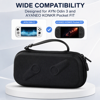 Logo Kustom Cetakan Pribadi Kotak EVA Keras untuk AYN Odin 3 AYANEO KONKR Pocket FIT OEM ODM Grosir 225g Tas Pembawa