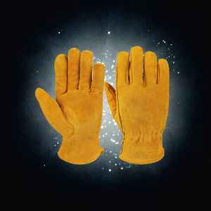 Gants de sécurité en cuir certifiés EN388, en daim de vachette, résistants à la chaleur, pour barbecue et four, antidérapants, épaisseur 3-8 MIL - Product Image 3