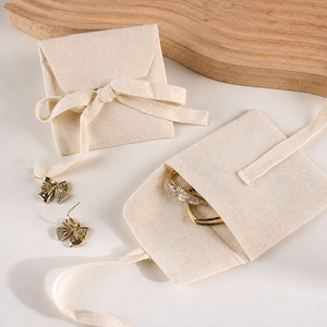 Bolsas de Almacenamiento Nuevas de Fábrica, Bolsas de Regalo Plegables de Tela, Bolsitas de Algodón - Product Image 2