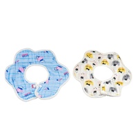 Bavoirs pour bébé en coton à fleurs à 360 degrés, bandana pour bébé, enfants