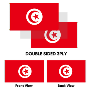 All'ingrosso 3 x5ft <span class=keywords><strong>Tunisia</strong></span> bandiere 68D/100D poliestere personalizzare tutte le nazioni spedizione rapida fornitore di consegna veloce - Product Image 4
