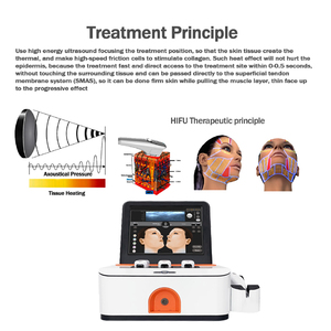 Cường độ cao tập trung siêu âm HIFU Máy mặt nâng chống nhăn máy đẹp cho collagen tái tạo - Product Image 2