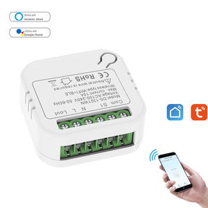 מתג קיר XZJ Wi-Fi דו-כיווני, מודולי בקרה חכמים, גודל מודול ניתן להסרה, ממסר עמיד למים, פאנל מגע, אפליקציית Smart Life, מקסימלי. 10A - Product Image 4