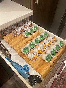 2024 nueva llegada K portavasos cajón o encimera organizador de almacenamiento de cápsulas de café para Estación de café Oficina y cocina - Product Image 4