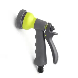 7 Function Plastic Garden Soft Grip Water Adjustable Hose Nozzle Sprayer Gun Garden Water Guns Spray Hose Nozzle