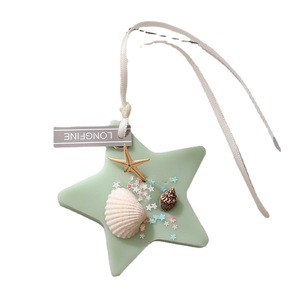 Sachet de cire parfumée Thème Océan avec étoiles et coquillages, Désodorisant pour placard, Parfum d'ambiance, Cadeau de mariage, Cadeau de vacances d'été - Product Image 1