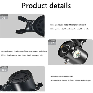 GOYOJO Mini-bouteille de plongée 0,5 L, kit de plongée portable, 3000 PSI, haute pression, cylindre d'oxygène réutilisable avec pompe manuelle - Product Image 4