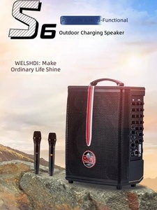 LPTA Magic3 WEISHUI S6 200W <b>Portable</b> Outdoor & Live <b>Speaker</b> With Dual Mics WEISHUI S6 Powerful Audio Performance Equipped With a - Product Image 2