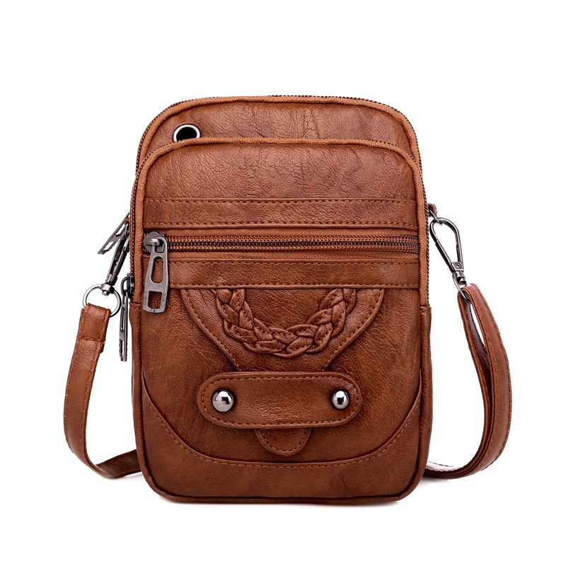 New Simple Vegan Leather Bags Women