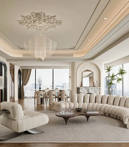 Sofá Serpiente de Gran Venta y Creatividad para Lobby de Hotel Sofá de Cuero Diseño Italiano Sillón para Villa Sofá Moderno para Sala de Estar - Product Image 2