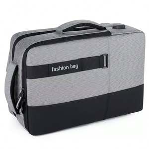 กระเป๋าเป้สะพายหลังใส่แล็ปท็อปสำหรับนักธุรกิจเดินทางแฟชั่นงานตามสั่งของผู้ชายกระเป๋าเป้สะพายหลังแบบลำลองกันน้ำมี USB - Product Image 3