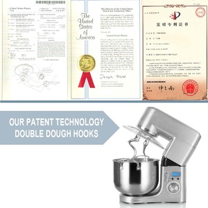 Đứng trộn đa chức năng nhà bếp nướng bánh thực phẩm bột điện trứng Beater phụ kiện robot đa chức năng 1000W 5L - Product Image 5