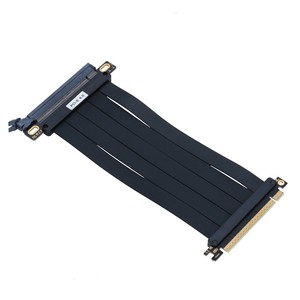 Câble PCI-E 4.0 20cm PCIE X16 en cuivre, extension de carte graphique GPU à 180 degrés pour RTX4090/4080Ti/RX6700XT/6800XT, haute qualité - Product Image 5