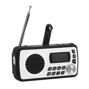 <span class=keywords><strong>Radio</strong></span> solaire d'urgence BT AM FM DAB NOAA avec alerte météo, manivelle dynamo, batterie externe 4000 mAh, lampe torche LED, SOS, survie en extérieur - Product Image 4