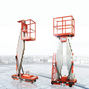 Thủy lực một bài di động rửa xe nhà để xe duy nhất bài xe nâng/cột duy nhất 6M 8M <span class=keywords><strong>10m</strong></span> nhôm nâng người đàn ông nâng - Product Image 1