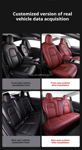 ปลอกหุ้มเบาะรถยนต์หนัง Napa แท้ ผลิตตามสั่ง สำหรับรถยนต์ <span class=keywords><strong>Tesla</strong></span> <span class=keywords><strong>Model</strong></span> S/X <span class=keywords><strong>Model</strong></span> Y/<span class=keywords><strong>3</strong></span> ปี 2012-2024 ชุดเต็มแบบสั่งทำพิเศษ - Product Image 5