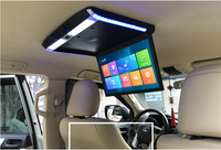 Monitor LED para Auto de 17.3 Pulgadas, Diseño Abatible para Techo, con Conexión USB/SD, Función de Control Remoto, Pantalla LCD