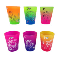Vente en gros, souvenir de tourisme de plage personnalisé, logo personnalisé, lunettes de tir à tige