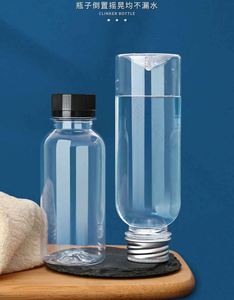 Wenhai Reusable <b>Plastic</b> Water <b>Bottle</b> 400Ml Screw-On Cap Travel Outdoor Hiking Minimalist Design For Adults - Product Image 3