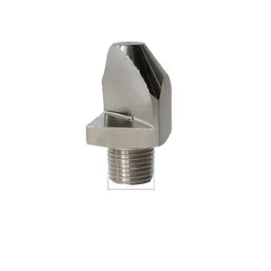 Stainless Steel Narrow Angle Flat Fan Nozzle Narrow Angle High Impact Deflected Nozzle