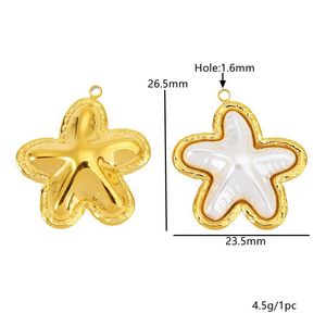 Dijes de Nácar con Forma de Corazón, Flor, Estrella, Ovalados, Irregulares y Rectangulares, con Engaste de Bisel, para Colgantes, Accesorios de Joyería DIY, Unisex, para Uso Diario - Product Image 2