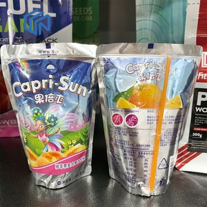 Bolsas desechables de papel de aluminio impresas OEM, bolsa de jugo de inyección, bolsas <span class=keywords><strong>Capri</strong></span> <span class=keywords><strong>Sun</strong></span> con orificio de paja fácil de meter - Product Image 2