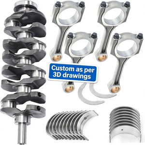 Motorboat Diesel Engine Crankshaft Assembly & Piston OEM Custom CNC Machined for Machining Marine Components - Product Image 3