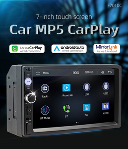 <span class=keywords><strong>Autoradio</strong></span> 7'' 2 Din avec écran tactile HD, lecteur MP5 filaire, <span class=keywords><strong>Bluetooth</strong></span>, 12V, FM, entrée <span class=keywords><strong>auxiliaire</strong></span> ISO, Mirror Link, lecteur multimédia - Product Image 4