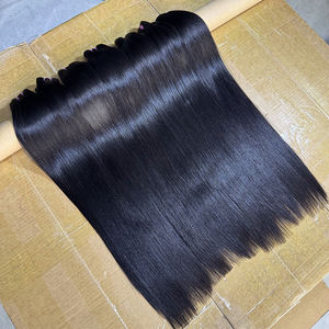 Extensiones de Cabello Liso Brasileño, Doble Trama a Máquina, Grado 10A, Cutícula Alineada, Longitud Personalizable, Color Personalizable, Empaque Personalizado - Product Image 3