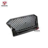 TEYOTE Accessoires Extérieurs Modifiés Grille Avant Noire Compatible avec HYUNDAI Palisade 19-22 Améliorée