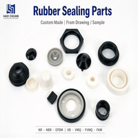 Pièces d'étanchéité en caoutchouc moulé sur mesure, dureté Shore 30-70A, joints anti-poussière en EPDM, bagues et joints à bride pour boîtiers d'équipements industriels