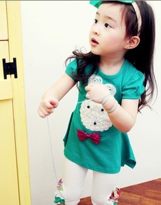 Vêtements pour enfants : Robe d'été décontractée et T-shirt pour filles, fabriqués en Chine - Product Image 3