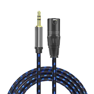 XLR to 3.5mm Cable Cable Matters 3.5mm to XLR Cable 6 ft, Male to Male XLR to 1/8 Inch Cable, XLR to 3.5mm Cable,