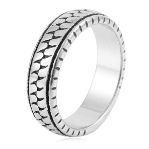 yunnique Men's <b>Titanium</b> Steel <b>Ring</b> Geometric Pattern Irregular Diamond Design Gift Jewelry FY280101 - Product Image 1