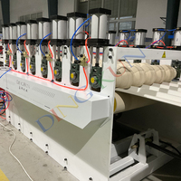 Ligne d'extrusion de tôles de toiture ondulées en PVC/UPVC, machine de fabrication de tuiles de toiture ondulées avec certification CE