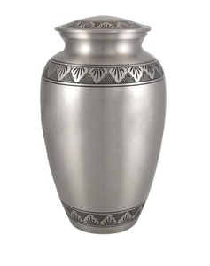 Infinity American Style Pewter Latón Cremación Urna Cenizas humanas Plata Ecológico Durable Personalizable Urna funeraria 200/220 - Product Image 1