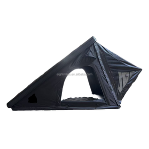 Custom Ultra Thin Hard Car Roof Top Tent Aluminum Hardtop One Bedroom Insulated Canvas Four-season Quick <b>Ladder</b> - Product Image 2