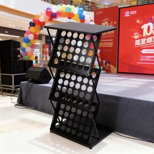 Expositor <span class=keywords><strong>de</strong></span> folletos duradero estilo atril, soporte <span class=keywords><strong>de</strong></span> exhibición <span class=keywords><strong>de</strong></span> hierro todo en uno <span class=keywords><strong>de</strong></span> 101 cm <span class=keywords><strong>de</strong></span> altura para ceremonias universitarias e iglesias - Product Image 6