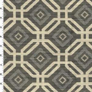 Fabrieksvoorraad Mooie Crème Beige Zwart Geo Design 50S Katoen 200*90 Jacquard 235Cm Voorraad Stof Voor Thuis Textiel - Product Image 2