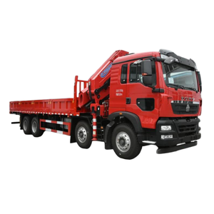 Grue hydraulique montée sur <span class=keywords><strong>camion</strong></span>, avant 4, arrière 8, véhicule à flèche articulée de 30 tonnes, <span class=keywords><strong>camion</strong></span> à benne basculante <span class=keywords><strong>avec</strong></span> grue intégrée - Product Image 3