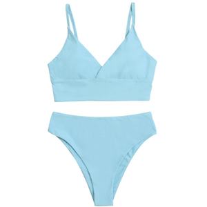 ชุดว่ายน้ำดีไซน์หรูหราแบบ OEM ODM 2 ชิ้น ไซส์ใหญ่ บิกินี่เปิดหน้า กันน้ำ ลายดอกไม้ สำหรับหญิงตั้งครรภ์ เหมาะสำหรับเล่นกีฬาทางน้ำ เช่น โต้คลื่น ว่ายน้ำ - Product Image 4