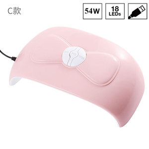 เครื่องอบเล็บยูวี LED ขนาดเล็ก 54W พร้อมหลอด LED 18 ดวง สำหรับอบเจลขัดเงา แบบพกพา ใช้สำหรับทำเล็บมือที่บ้านหรือร้านเสริมสวย - Product Image 4