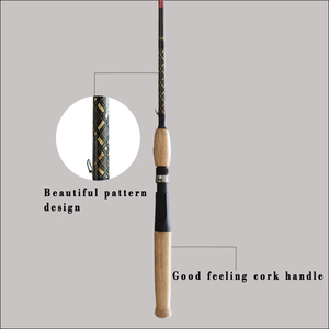 Canne à pêche baitcasting en carbone IM8 monobrin avec poignée EVA pour <span class=keywords><strong>la</strong></span> pêche à <span class=keywords><strong>la</strong></span> carpe, à <span class=keywords><strong>la</strong></span> truite, au bar et en mer (OEM/ODM) - Product Image 4