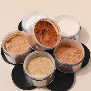Maquillaje facial de larga duración <span class=keywords><strong>Polvo</strong></span> suelto Rosa Maquillaje translúcido Vegano Etiqueta privada Control de aceite <span class=keywords><strong>Polvo</strong></span> suelto mate <span class=keywords><strong>Polvo</strong></span> fijador - Product Image 1