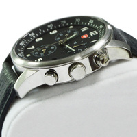 Reloj de Piloto para Hombre con Logotipo Personalizado, de Lujo, en Acero Inoxidable, Resistente al Agua, con Cristal, Cronógrafo Automático, Edición Limitada SEIKO