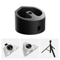 Adaptador de Montaje para Trípode Mini Starlink de Aluminio Ligero, Adaptador de Tubo con Rosca de 1/4-20, Compatible con Abrazadera de Trípode para Camping